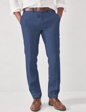 Men's Linen Pants - Elegant and Comfortable for Casual or Formal Wear 3
