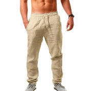 Men's Linen Pants for Summer - Lightweight and Breathable Casual Trousers 1
