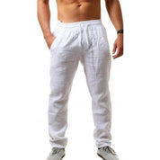 Men's Linen Pants for Summer - Lightweight and Breathable Casual Trousers 6