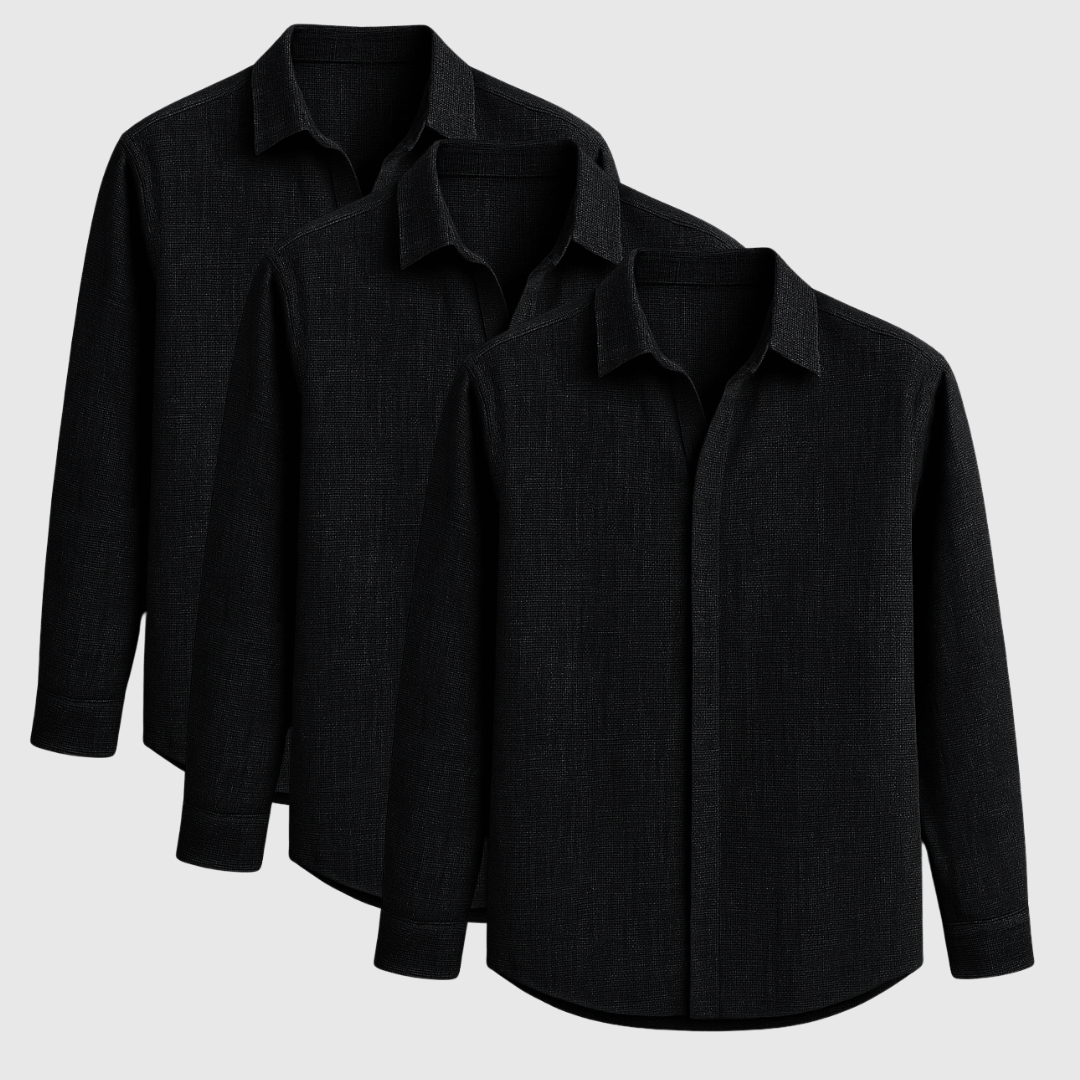 Men's Linen Shirt - Tailored Fit, Light & Breathable for Effortless Style 3