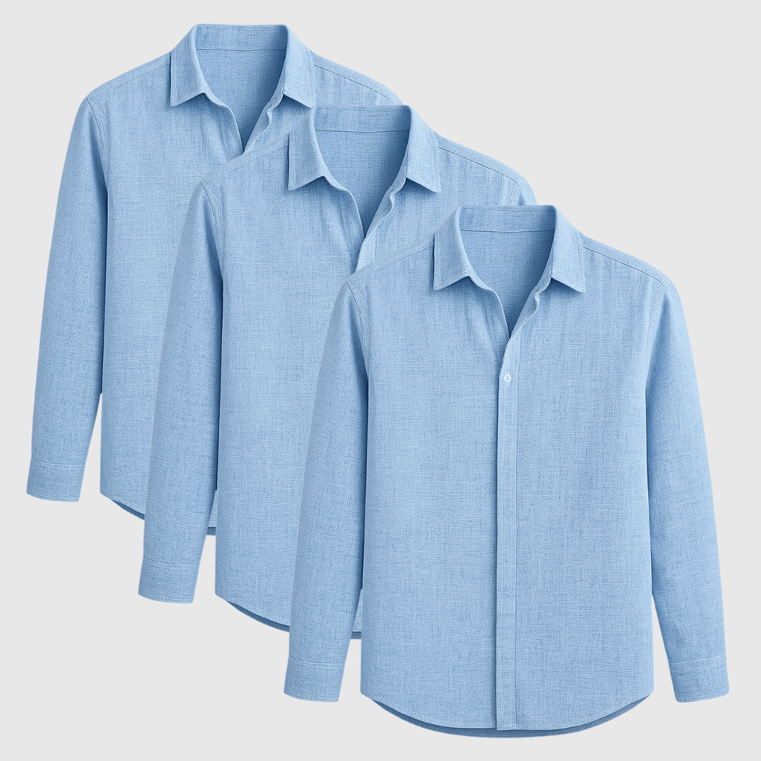 Men's Linen Shirt - Tailored Fit, Light & Breathable for Effortless Style 5