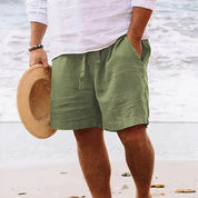 Men's Linen Shorts for Ultimate Comfort - Breathable Casual Wear 4