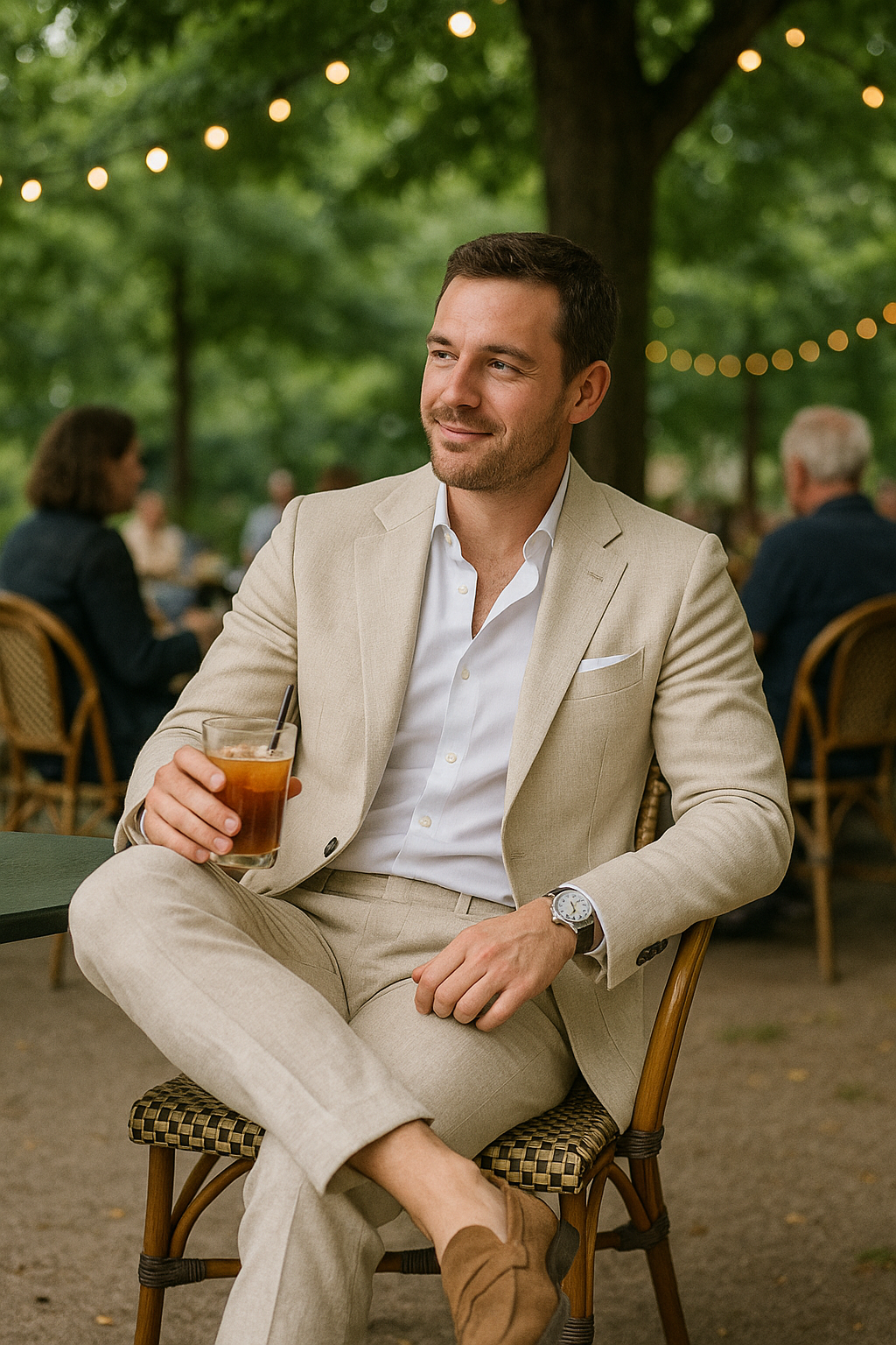 Men's Linen Suit - Lightweight and Stylish Wedding Suit for Men 2