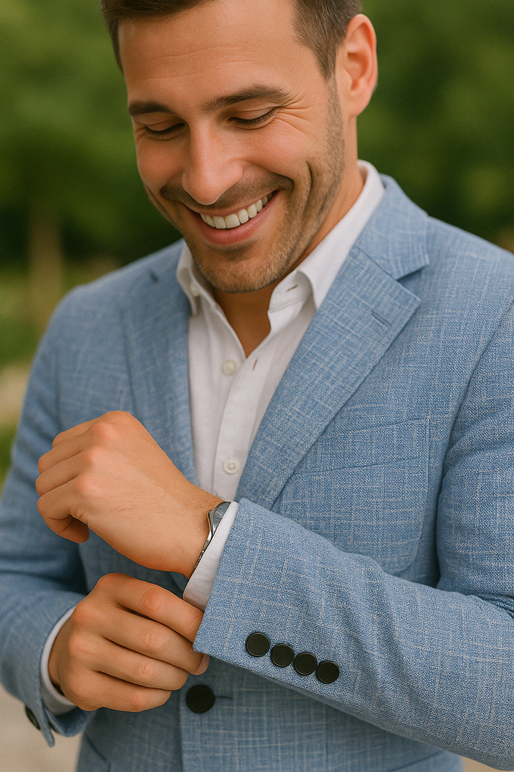 Men's Linen Suit - Lightweight and Stylish Wedding Suit for Men 3