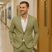 Men's Linen Suit - Lightweight and Stylish Wedding Suit for Men 7