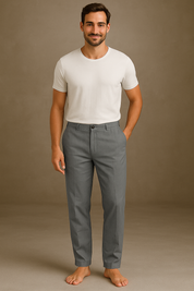 Men's Linen Summer Pants - Lightweight and Breathable Relaxed Fit