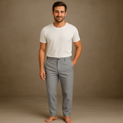 Men's Linen Summer Pants - Lightweight and Breathable Relaxed Fit