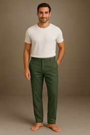 Men's Linen Summer Pants - Lightweight and Breathable Relaxed Fit