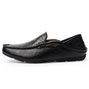 Men's Moccasins Shoes - Luxurious Leather Slip-On with Hand-Stitched Detailing 7