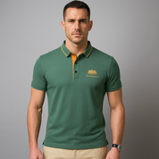 Men's Polo Shirt - Casual Lightweight Cotton Blend for Everyday Wear