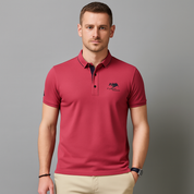 Men's Polo Shirt - Casual Lightweight Cotton Blend for Everyday Wear