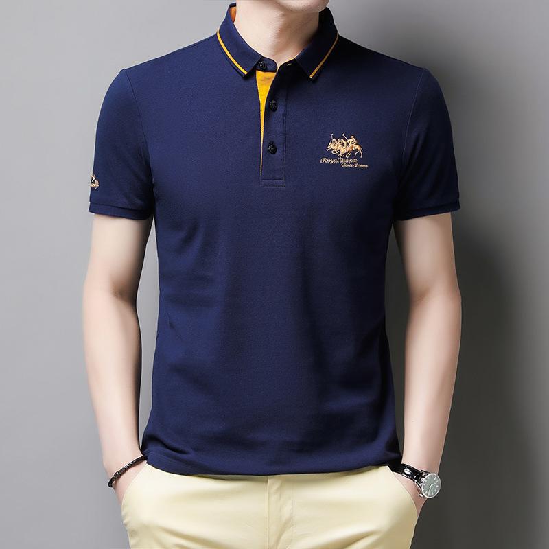 Men's Polo Shirt - Casual Lightweight Cotton Blend for Everyday Wear 1