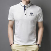 Men's Polo Shirt - Casual Lightweight Cotton Blend for Everyday Wear 3