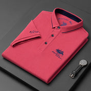 Men's Polo Shirt - Casual Lightweight Cotton Blend for Everyday Wear 5