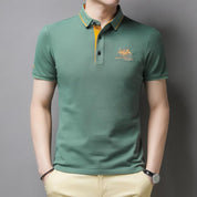 Men's Polo Shirt - Casual Lightweight Cotton Blend for Everyday Wear 7