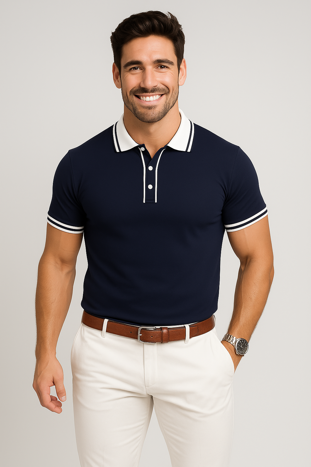 Men's Polo Shirt - Lightweight Breathable Summer Style for Comfort2