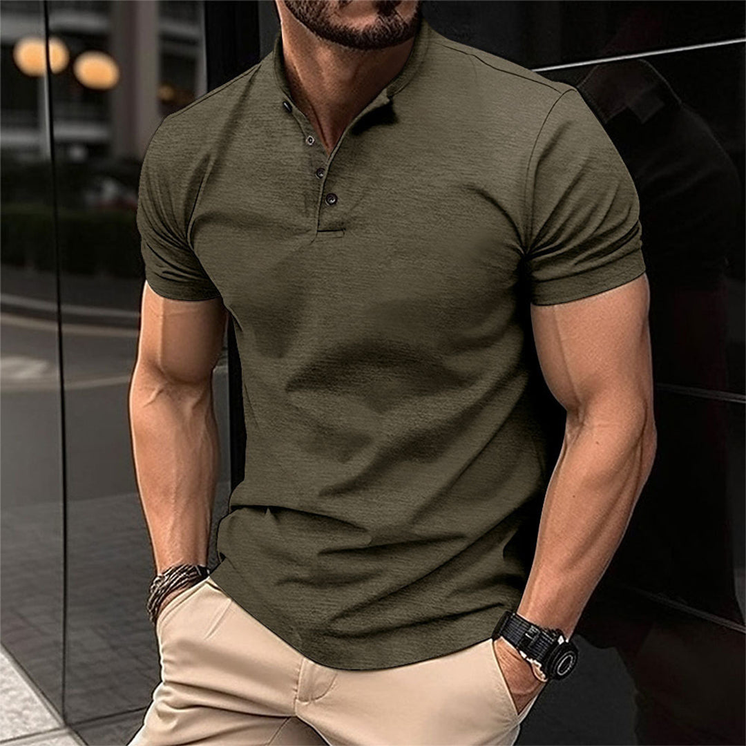 Men's Polo Shirt - Stylish Comfortable Fit for Casual and Formal Wear 0