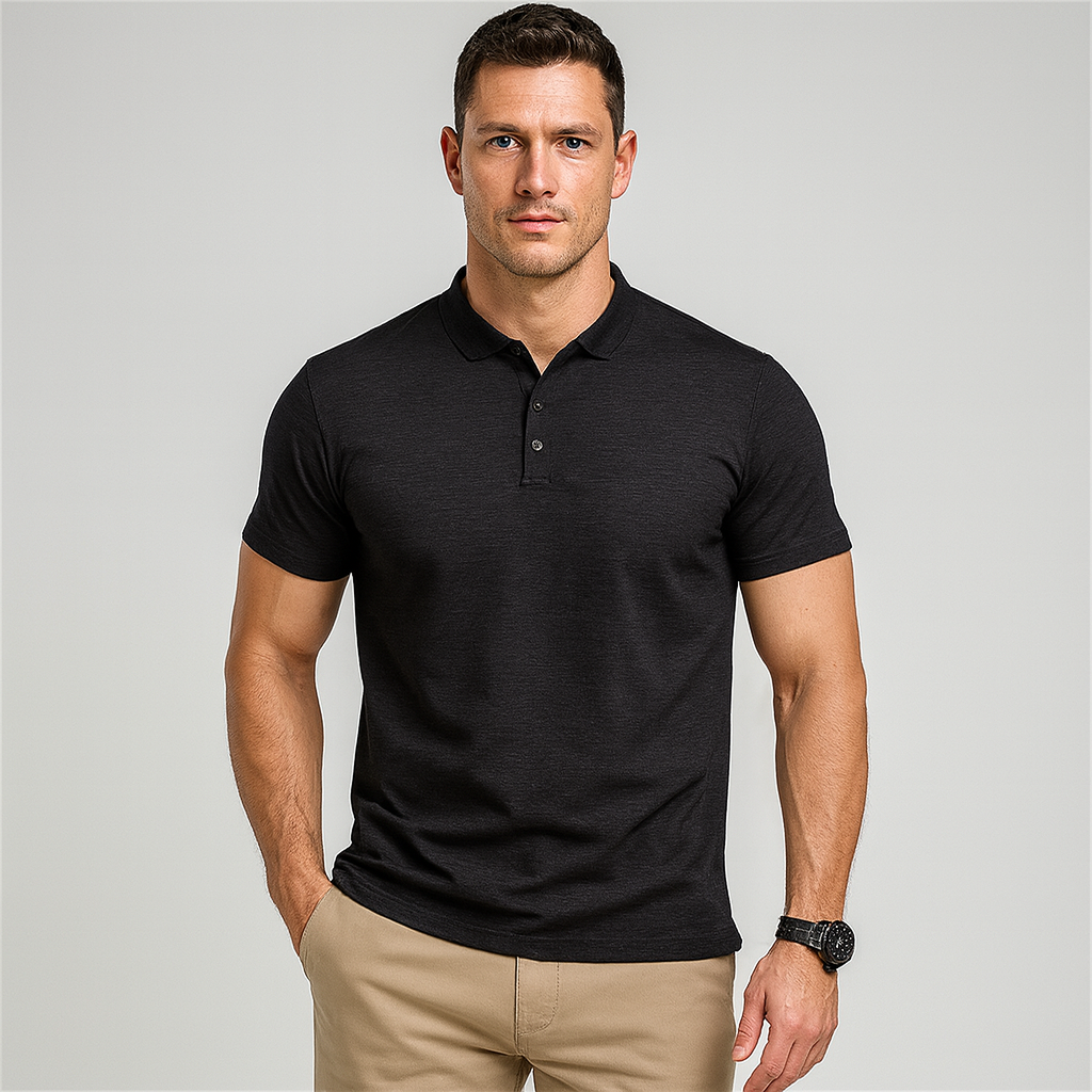 Men's Polo Shirt - Stylish Comfortable Fit for Casual and Formal Wear