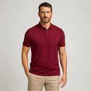 Men's Polo Shirt - Stylish Comfortable Fit for Casual and Formal Wear