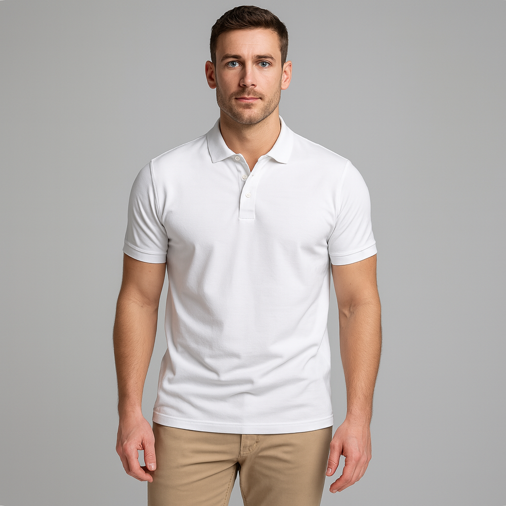 Men's Polo Shirt - Stylish Comfortable Fit for Casual and Formal Wear