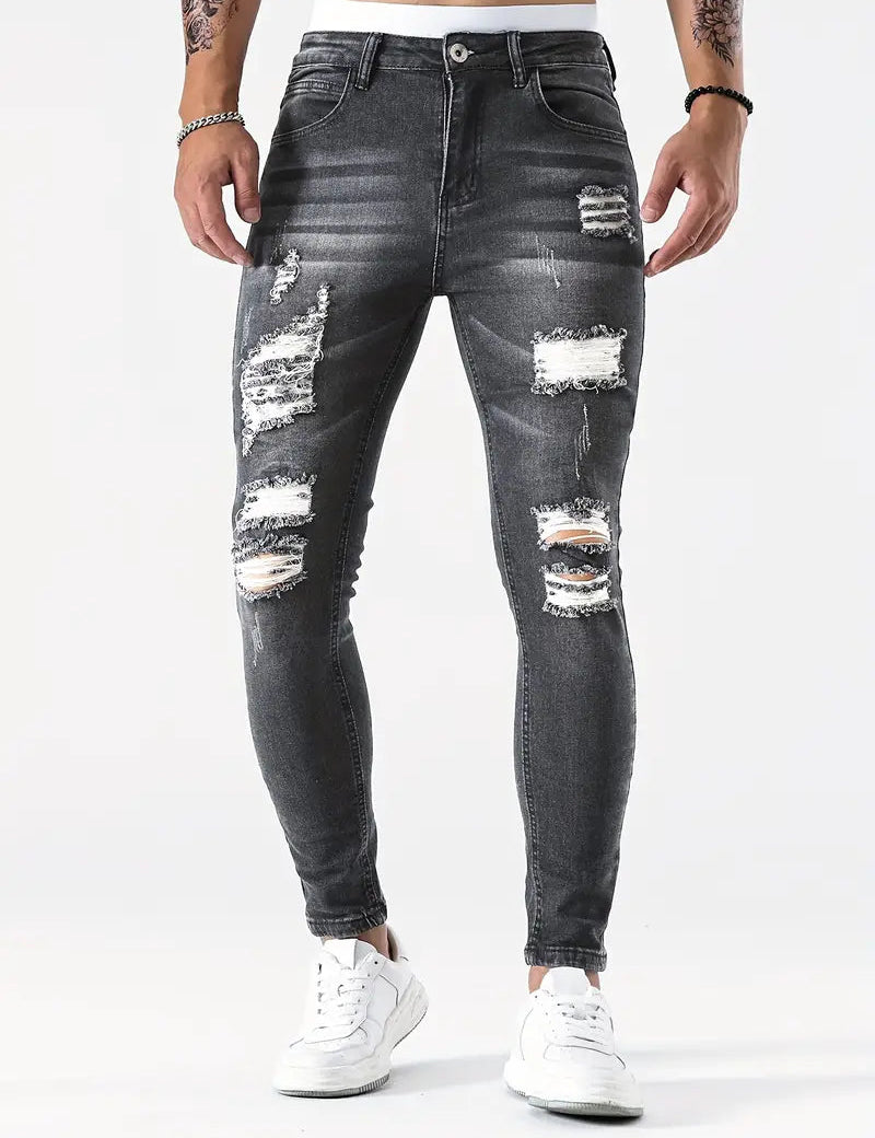 Men's Ripped Skinny Jeans 3