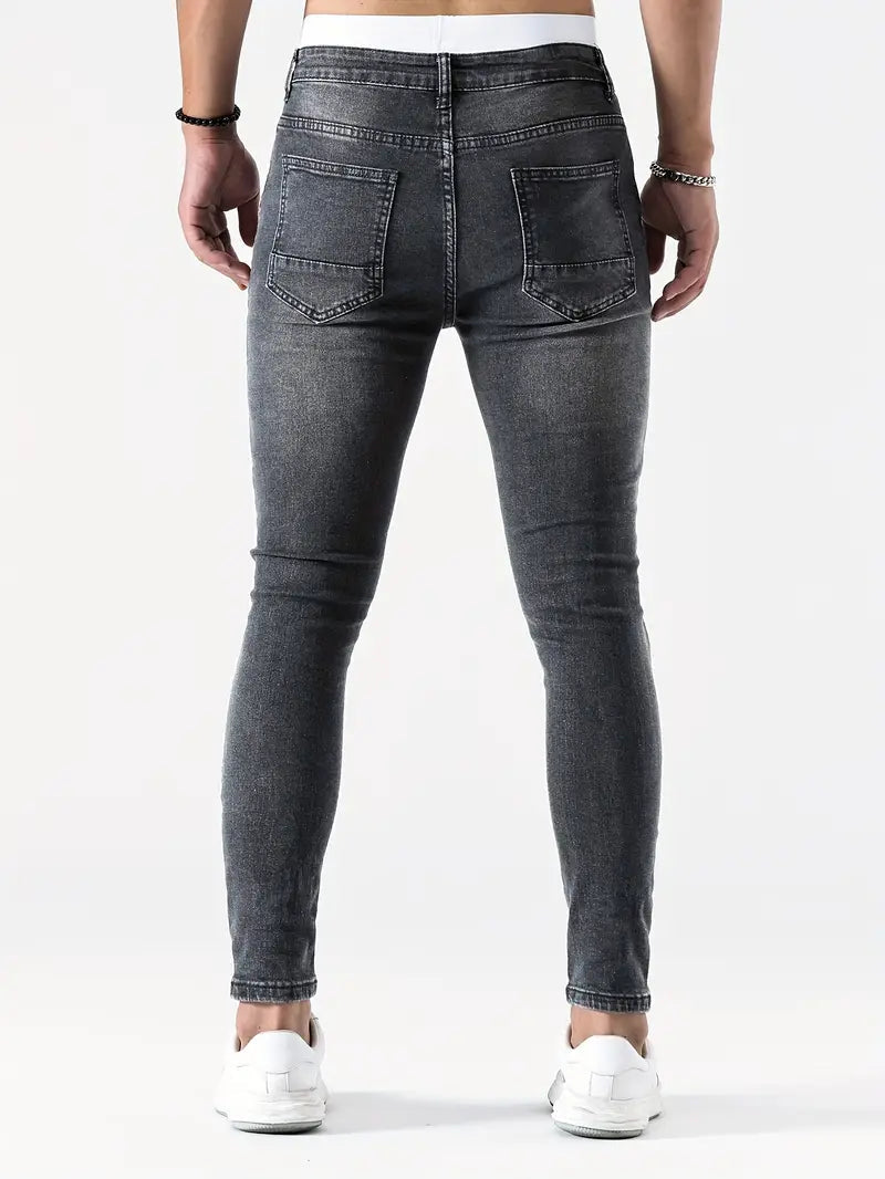 Men's Ripped Skinny Jeans 5