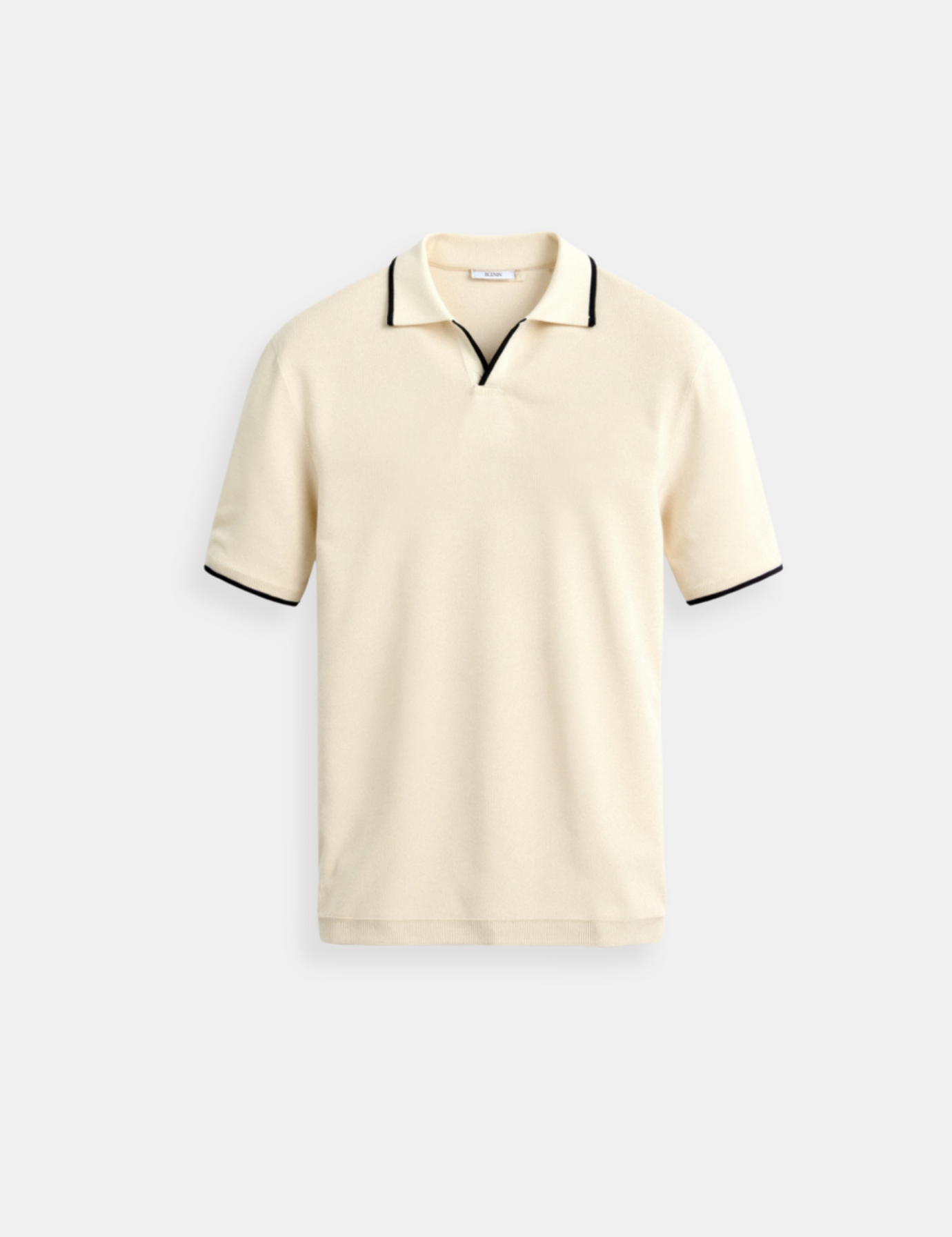 Men's Slim Fit Polo Shirt - Breathable Tailored Design for Casual & Semi-Formal Wear 1