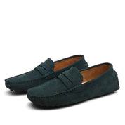 Men's Suede Loafers - Casual Brown Loafer Shoes for Everyday Wear 4