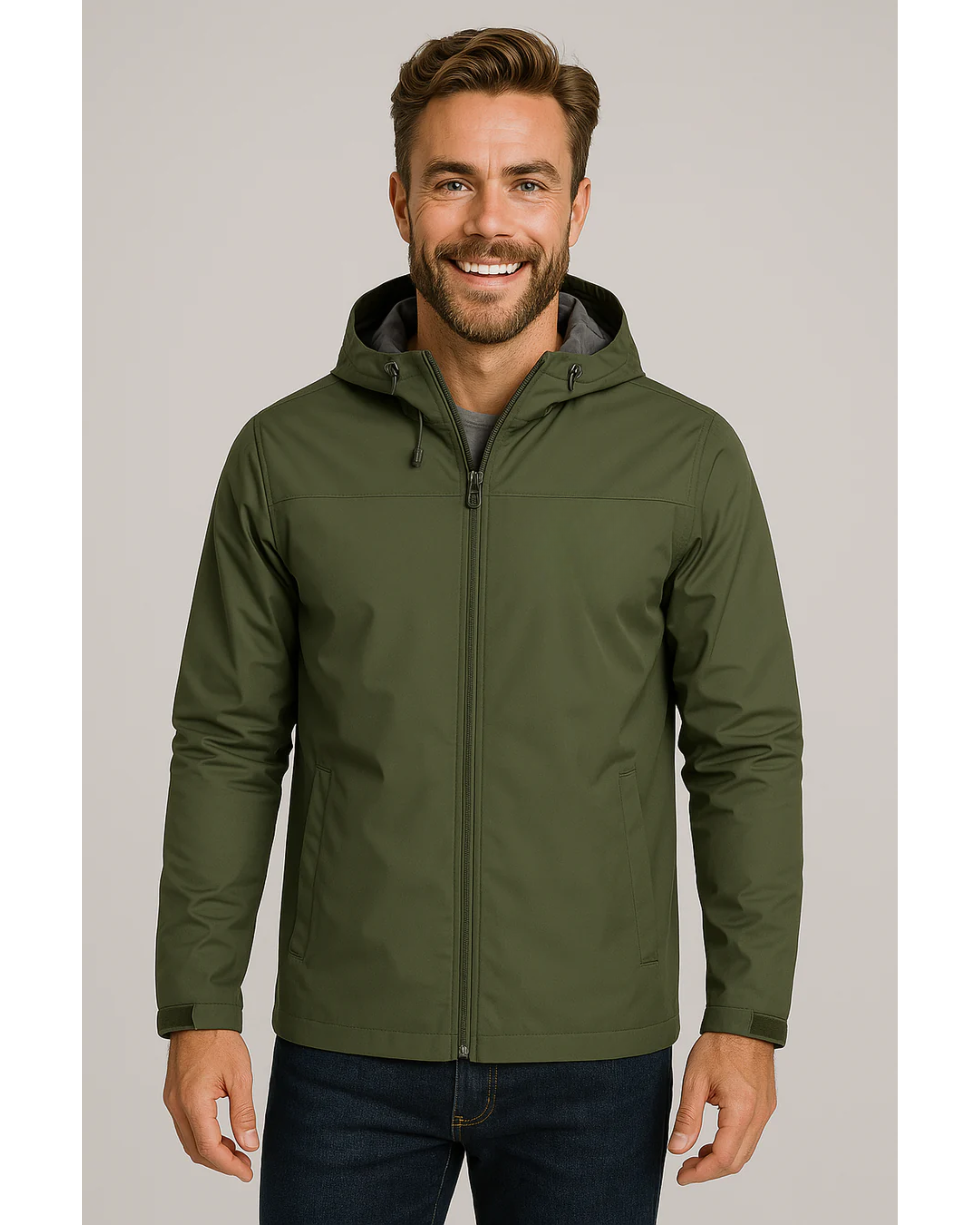 Men's Water Resistant Autumn Jacket - Stylish and Functional Outerwear 2