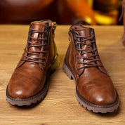 Men's Zipper Dress Boots 3