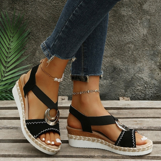 Evet Wedge Sandals for Women