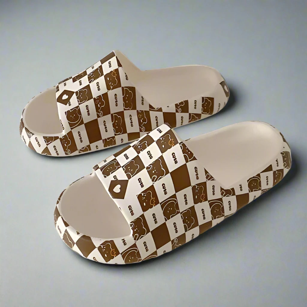 CuteGrids Unisex Non-Slip Slides