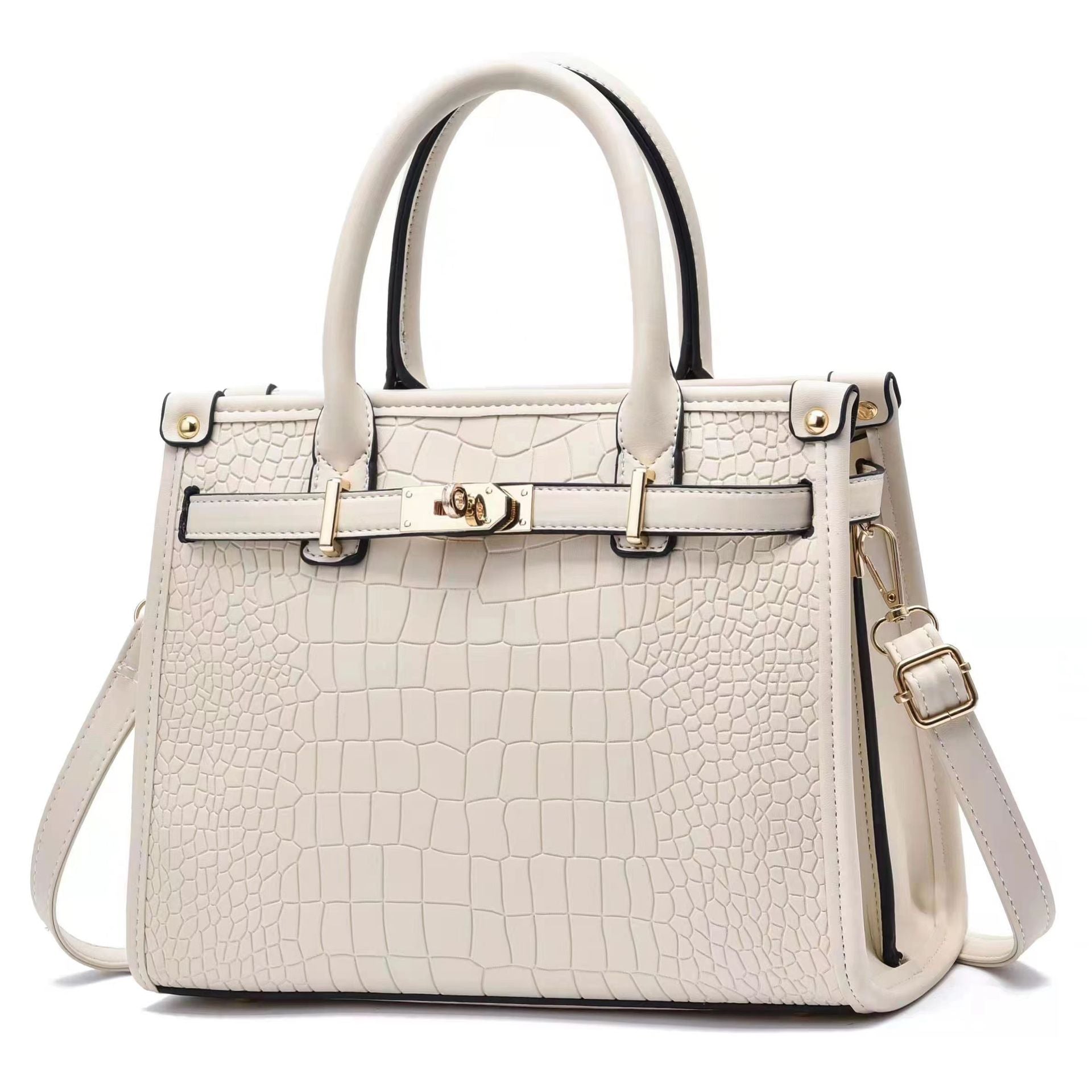 Luxe Haven Croco Handbag
