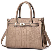 Luxe Haven Croco Handbag