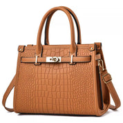 Luxe Haven Croco Handbag
