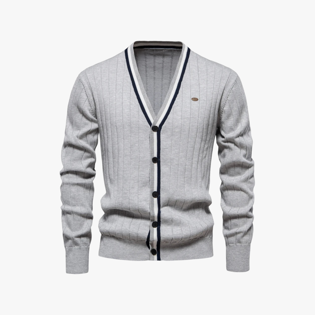 Variant image for Men's Cotton Cardigan - Classic Button-Down Design for Timeless Style and Comfort-11