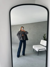 Quilted Bomber Jacket for Women – Oversized Fit, Ribbed Cuffs, Casual Outerwear for Chilly Days 7