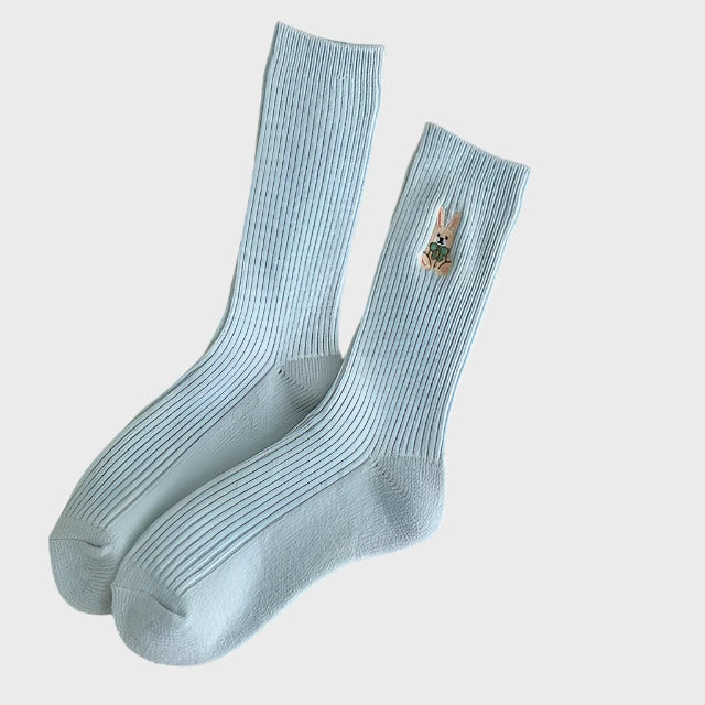 MacaronWooly Women's Warm Crew Socks