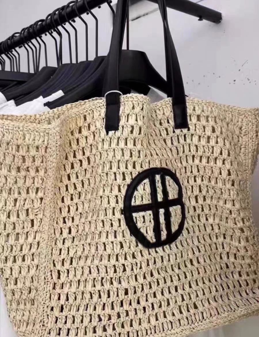 Sonya Straw Beach Bag & Shoulder Bag