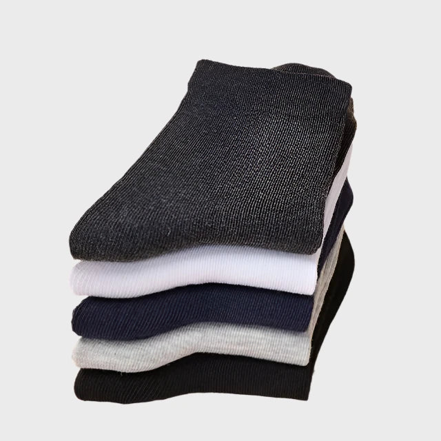 CozyStride Thickened Cotton Crew Socks - 5 Pairs