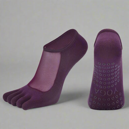 FootVeyron Women's Yoga & Pilates Grip Socks