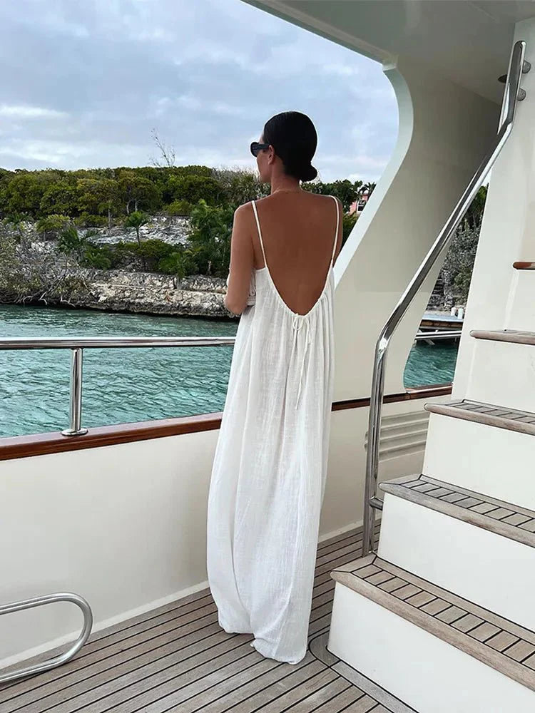 Donna Elegant Split Summer Dress