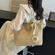 Marie Straw Shoulder Bag