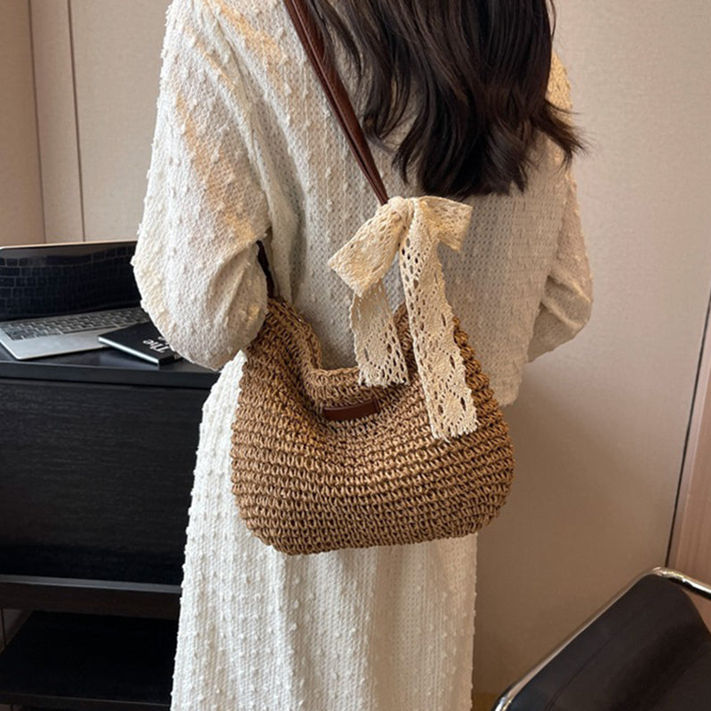 Gemma Straw Shoulder Bag