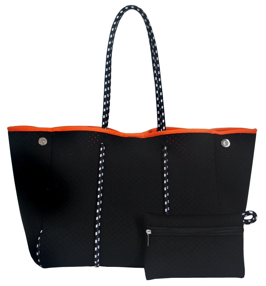 Charlene Neoprene Beach Bag with Pouch