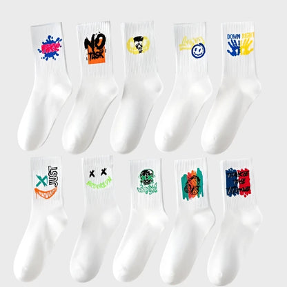 FigureKicks Unisex Quality Comfortable Crew Socks - 10 Pairs