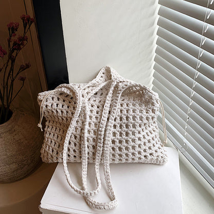 Therese Straw Shoulder Bag