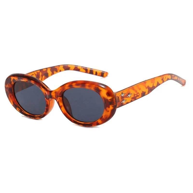 Nora Vintage Oval Sunglasses for Women