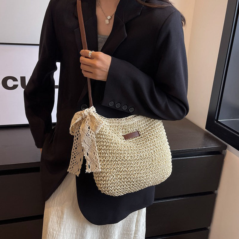 Gemma Straw Shoulder Bag