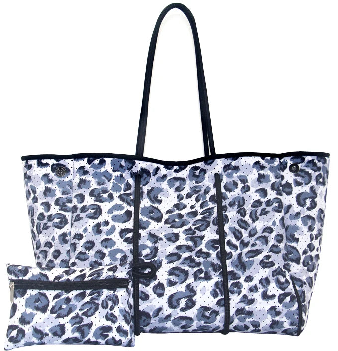 Charlene Neoprene Beach Bag with Pouch